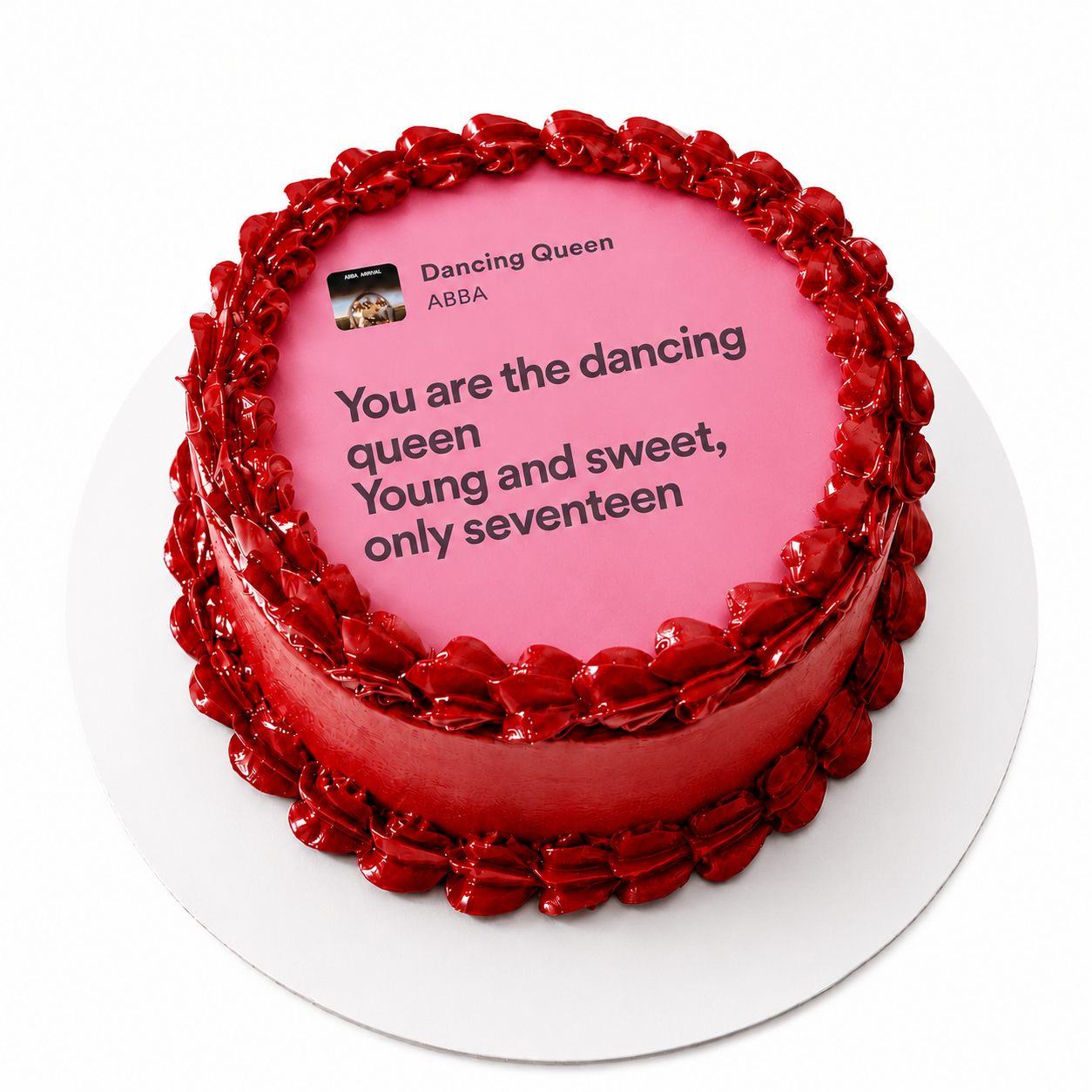 Lyric Cake