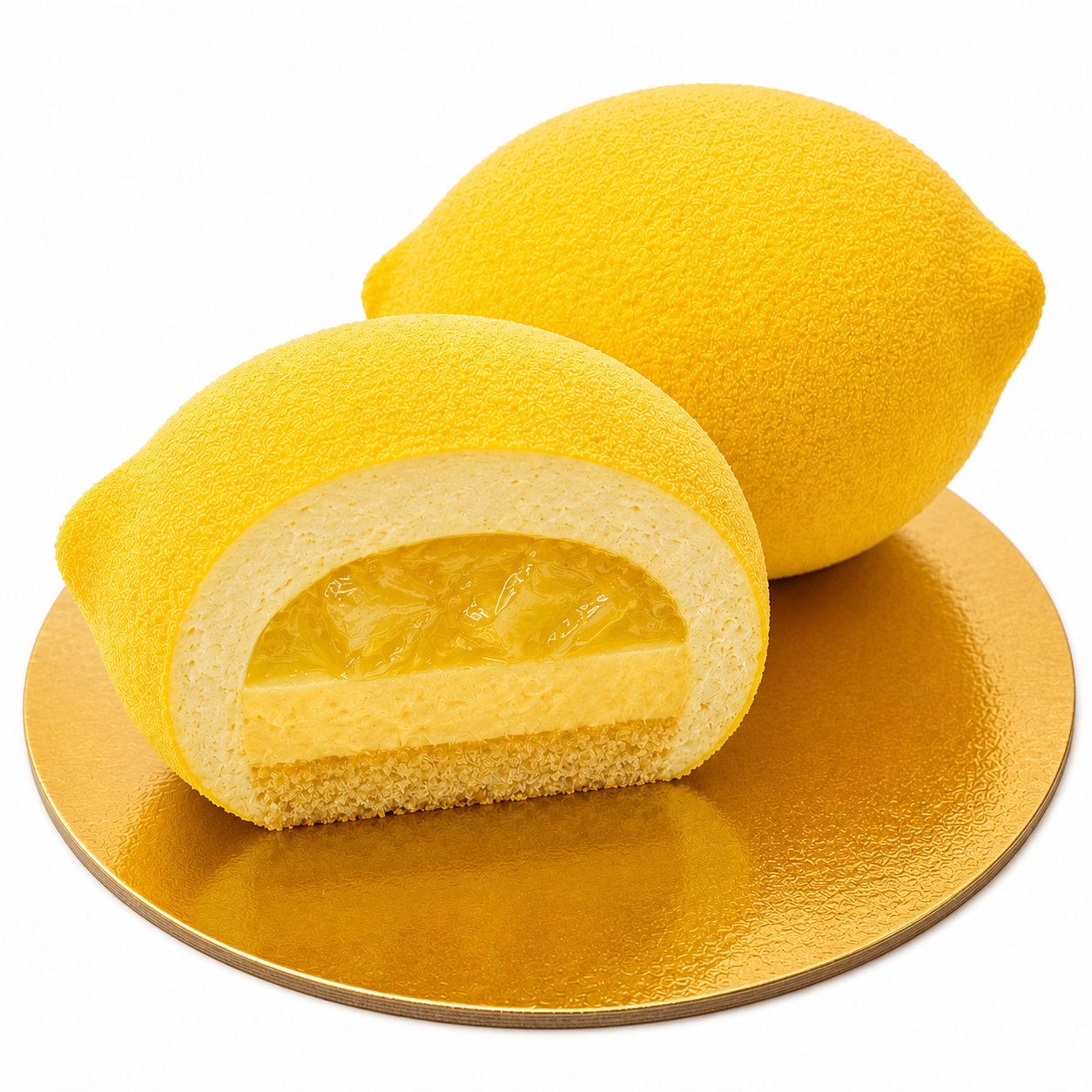 Lemon realistic cake