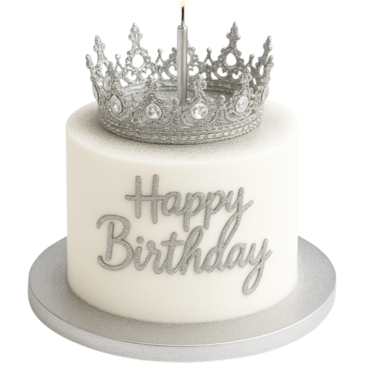 Glitter Blow Cake