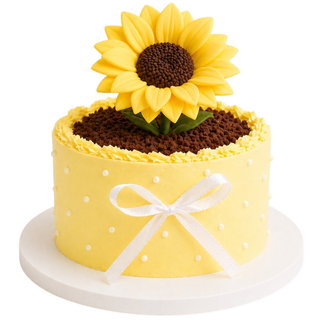 Sunflower Pot Cake Flower Pot Cake