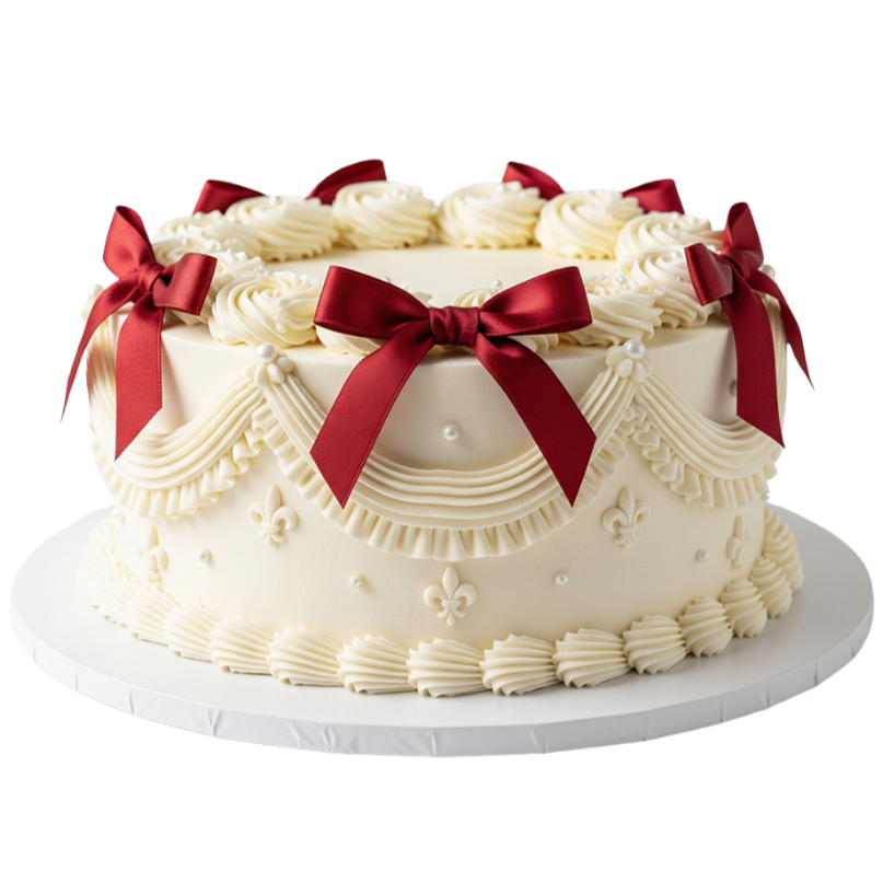 Vintage Ribbon Cake Vintage Ribbon Cake