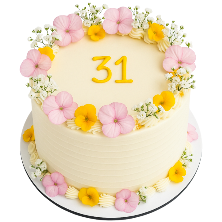 Yellow Flower Cake