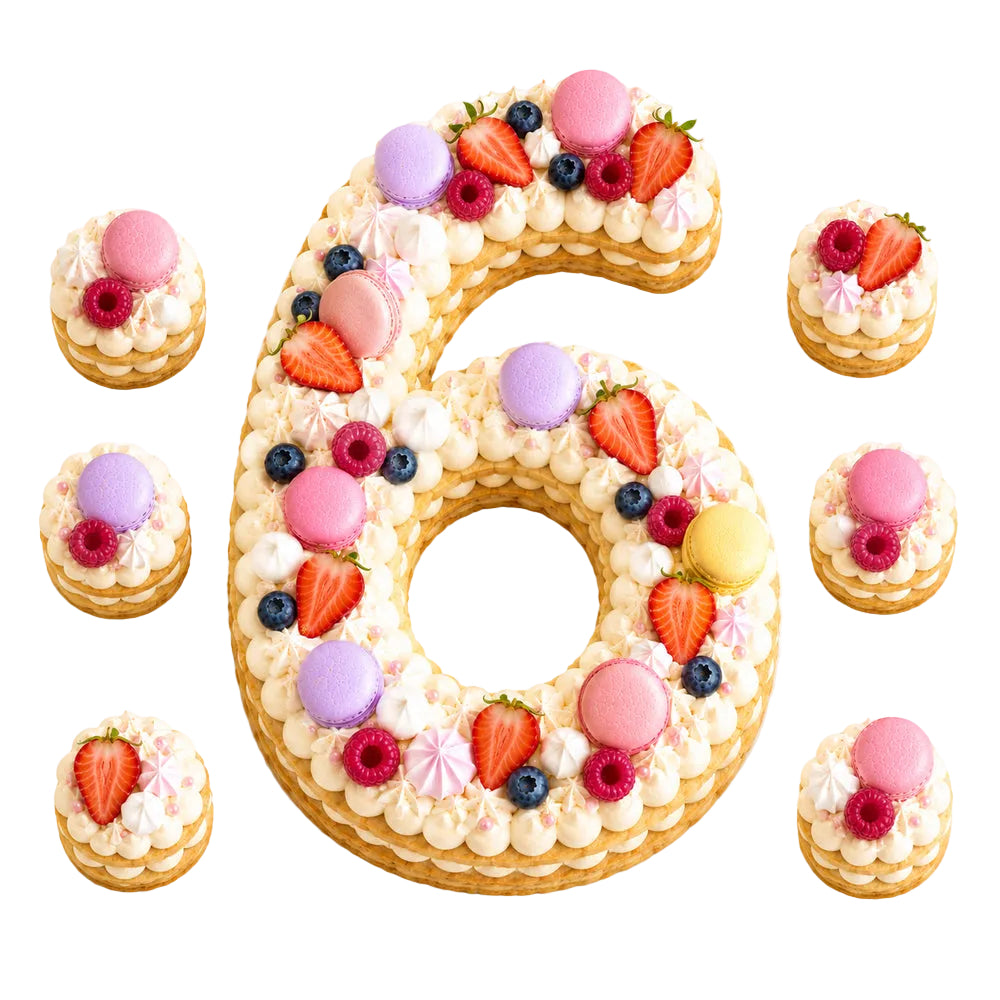 Number e Mini Tart