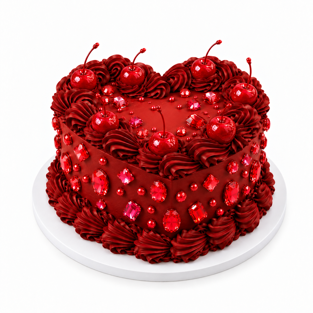 Romantic Gem cake