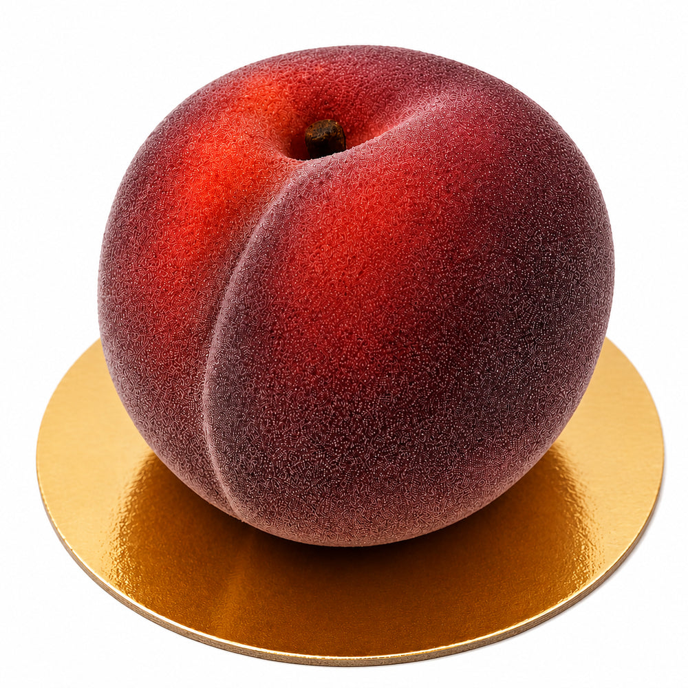 Peach realistic cake