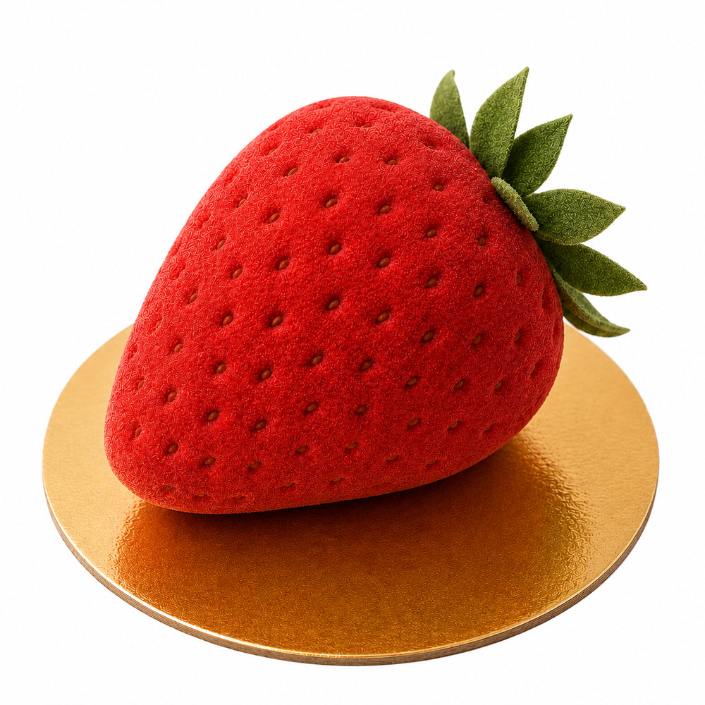 Strawberry realistic cake