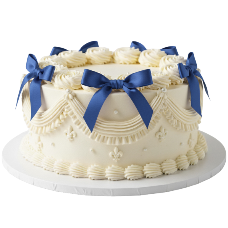 Vintage Ribbon Cake